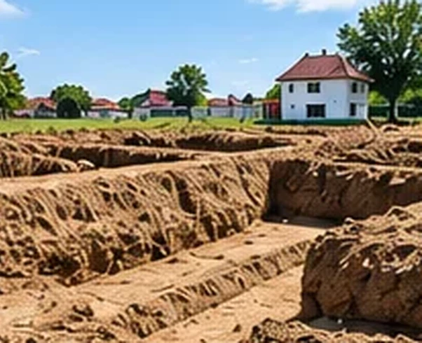 Săpături pentru fundații